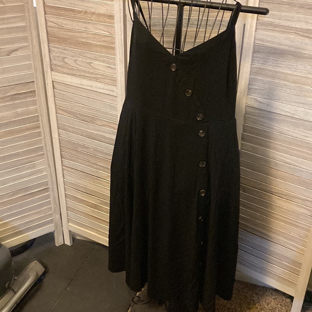 Torrid- Midi Challis Asymmetrical Button-Front Dr… - image 5